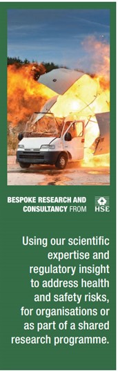 Bespoke Research and Consultancy from HSE Bespoke Research and Consultancy from HSE: Using our scientific and regulatory insight to address health and safety risks, for organisations or as part of a shared research programme.