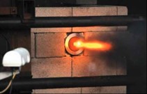 Combustor burn-through test facility at HSE's Science and Research Centre, Buxton